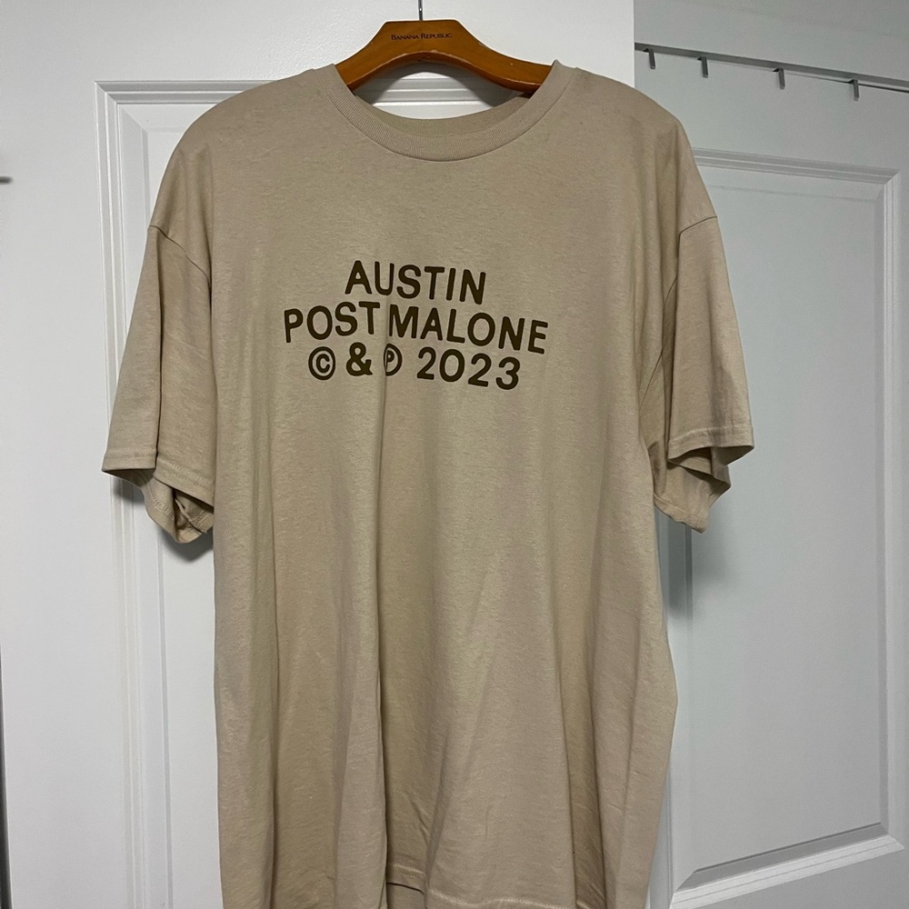 Austin Post Malone Beige T-Shirt